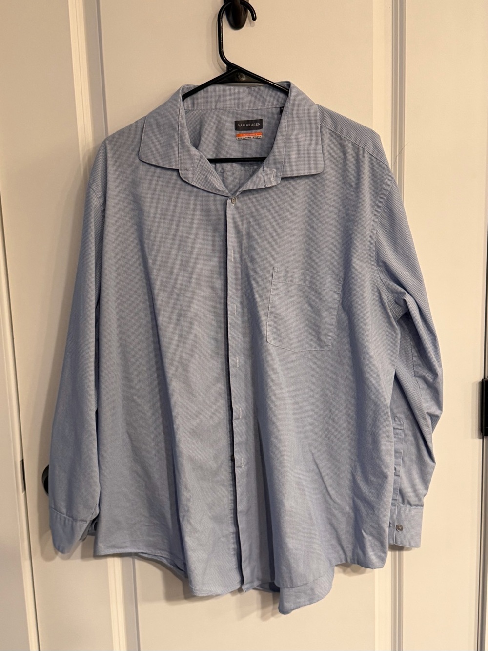 Van Heusen Light Blue Men's Button-Up Dress Shirt